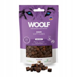 WOOLF Soft Cubes Jeleń 100g
