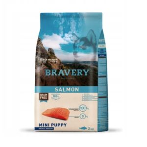 Bravery Łosoś 2kg dla szczeniąt