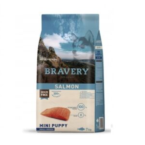 Bravery Łosoś 7kg dla szczeniąt