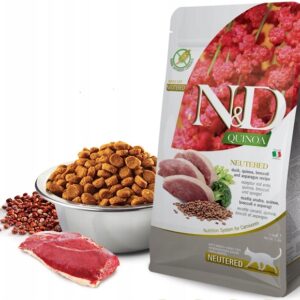 Farmina ND Quinoa 1,5kg Kaczka Brokuł dla sterylizowanych