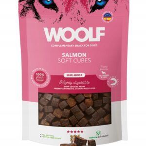 WOOLF Soft Cubes Łosoś 100g