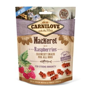 Carnilove Crunchy Makrela Maliny 200g