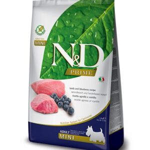 Farmina ND Prime Jagnięcina Borówka 800g Małe
