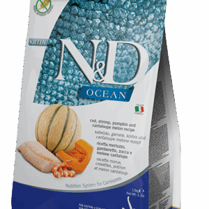 Farmina ND Ocean Dorsz Dynia Krewetki Melon 1,5kg dla kociąt