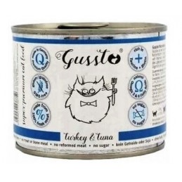Gussto Cat Świeży Indyk i Tuńczyk 200g
