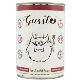 Gussto Cat Świeży Dzik 400g