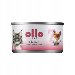 Ollo Cat Nr 7 Kurczak i serca z Kurczaka 70g