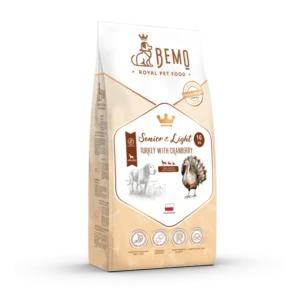 Bemo dla Seniora i psów z nadwagą Indyk z żurawiną 10kg