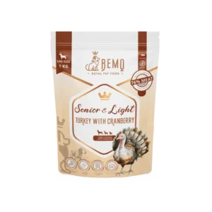 Bemo dla Seniora i psów z nadwagą Indyk z żurawiną 1kg