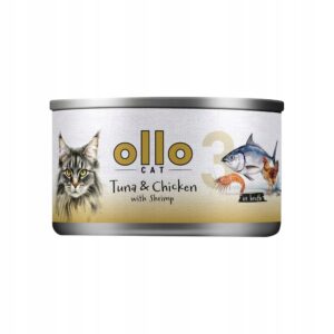 Ollo Cat Nr 3 Tuńczyk Kurczak Krewetki 70g
