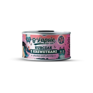 DAJ ŁAPSIE FOR CAT Kurczak z Krewetkami 80g