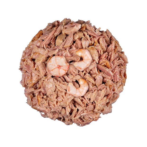 DAJ ŁAPSIE FOR CAT Filet z Tuńczyka i Krewetkami 80g - obrazek 2