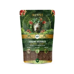 TRZYPSY ZIOŁOWE ROZKOSZE Paski z Dzika 70g
