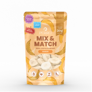 Perro MIX & MATCH Banan 20g Przysmaki liofilizowane