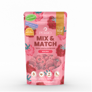 Perro MIX & MATCH Malina 15g Przysmaki liofilizowane