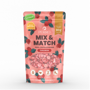 Perro MIX & MATCH Żurawina 10g Przysmaki liofilizowane