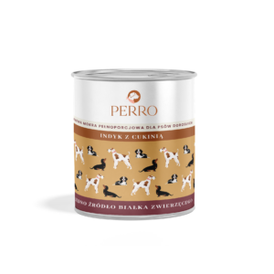 Perro Indyk z Cukinią 800g