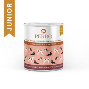 PERRO Junior Wieprzowina i Marchew 850g