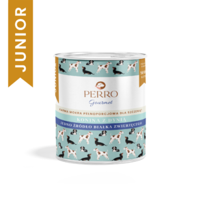 PERRO Gourmet Junior Konina z Dynią 800g