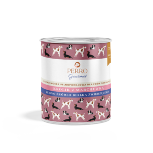 PERRO Gourmet Królik z Marchewką 800g